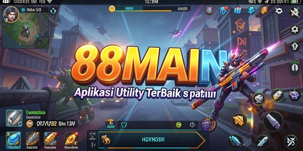Tampilan antarmuka intuitif dari 88MAIN yang memudahkan navigasi.