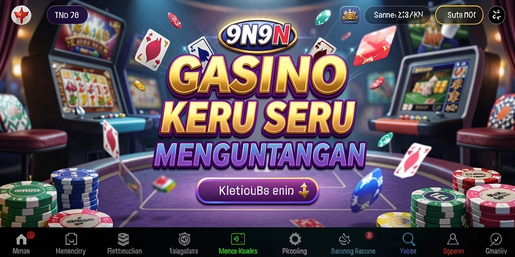 Tampilan gameplay Kasino yang seru dan mendebarkan di 9N9N.