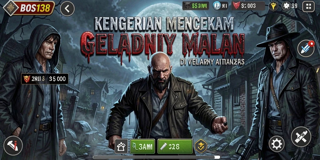 Gameplay <strong>BOS138</strong> yang mencekam dengan suasana horor yang membuat ketakutan.