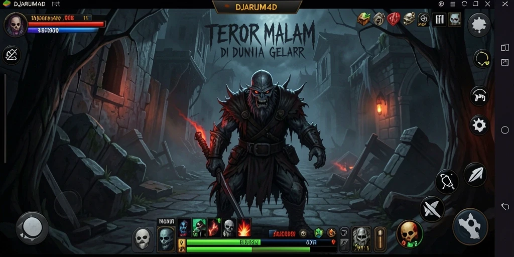 Tampilan gameplay DJARUM4D yang mencekam dan menakutkan.