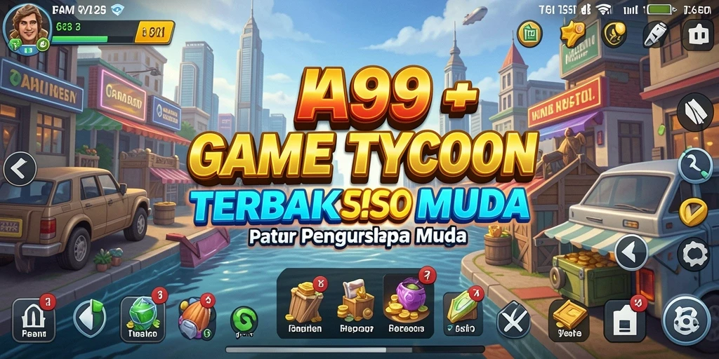 Tampilan gameplay FA99 yang menarik dan penuh strategi Tycoon.